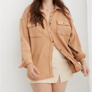 Aerie Lumberjane Waffle Shirt